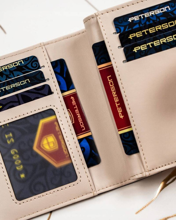 Geräumige Damen Geldbörse aus Öko-Leder – Peterson