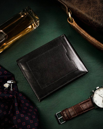 Große Herren Geldbörse aus Leder ohne Verschluss – Peterson