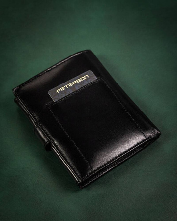 Geschenkset: Herren Geldbörse aus Leder und Schlüsselanhänger – Peterson