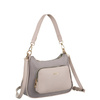 Städtische, graue Damen-Umhängetasche aus Nylon und Öko-Leder – Peterson