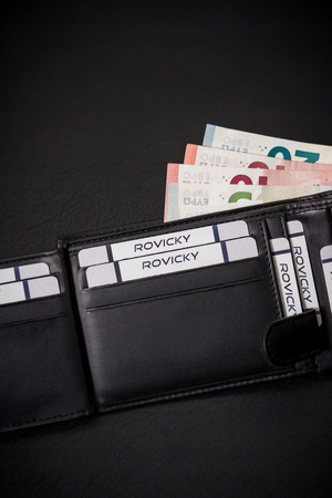 Große Herren Geldbörse aus Öko-Leder im Querformat – 4U Cavaldi