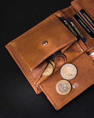 Herren Geldbörse aus Leder für Karten – Peterson