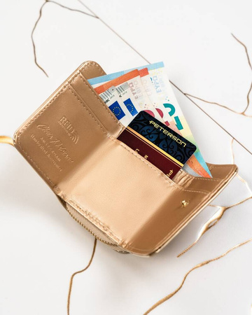 Elegante Damen Geldbörse aus lackiertem Öko-Leder – Peterson