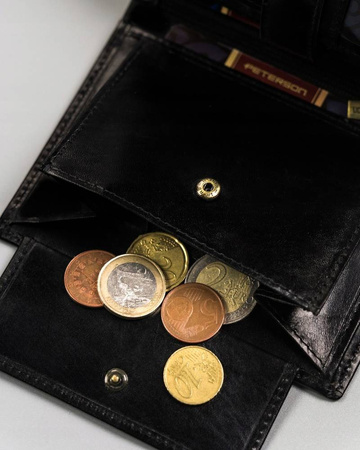 Große Herren Geldbörse aus Leder ohne Verschluss – Peterson