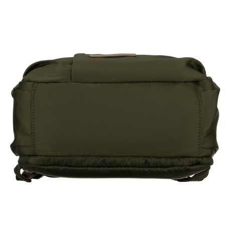 Grüner Damen-Rucksack mit verstellbaren Trägern und Reißverschluss – Peterson