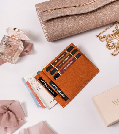 Dokumenten- und Geldschein-Etui aus Leder – Peterson