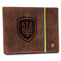 Herren Geldbörse horizontal mit dekorativer Prägung – Peterson