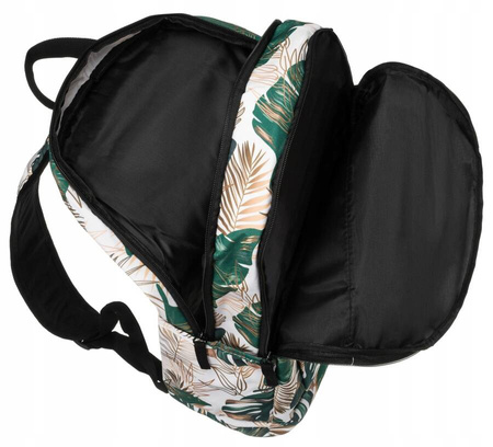 Klassischer Damen Rucksack aus Polyester mit Blumenmuster – Rovicky