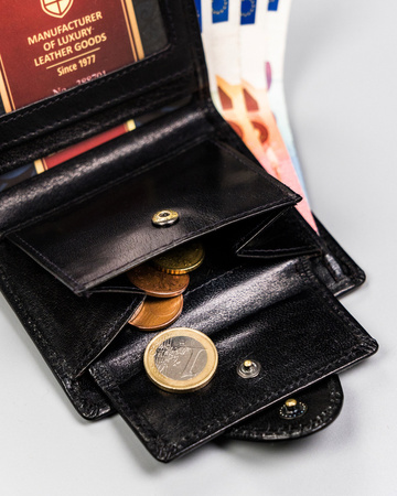 Damen Geldbörse aus Leder mit RFID-Schutz – Peterson