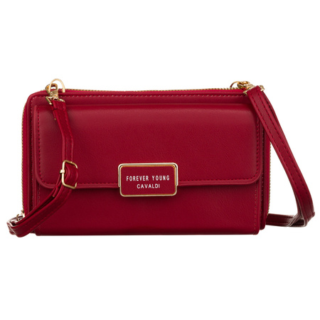 Mini Damen Umhängetasche mit Geldbörsenfunktion und abnehmbarem Riemen – 4U Cavaldi