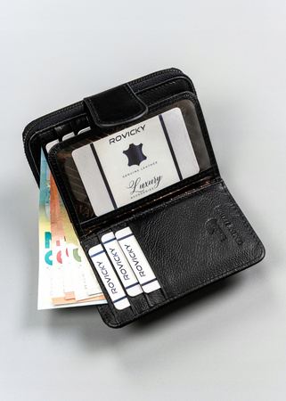 Vertikale Damen Geldbörse aus echtem Leder – 4U Cavaldi