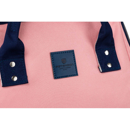 Zweifarbiger City-Rucksack mit Fach für mobile Geräte – Peterson