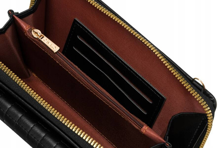 Elegante Mini Damen Handtasche-Geldbörse mit langem, abnehmbarem Riemen – 4U Cavaldi