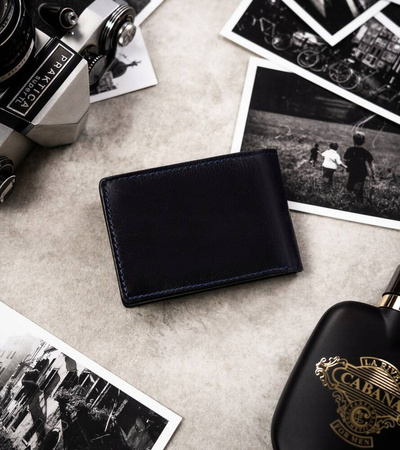 Kleine Herren Geldbörse aus Leder ohne Verschluss – Buffalo Wild