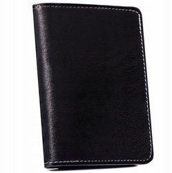 Stabiles Dokumenten Etui aus Echtleder