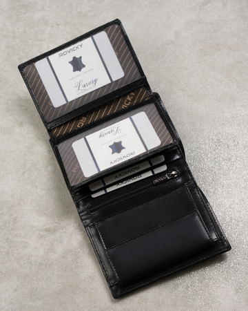 Große Herren Geldbörse aus Echtleder – Rovicky