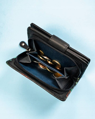 Große, vertikale Damen Geldbörse aus echtem Leder – Rovicky