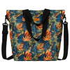 Geräumige Damen Shopper Tasche mit tropischem Muster – Rovicky