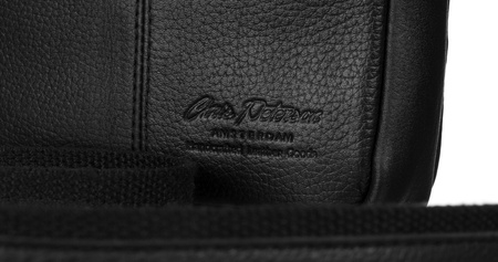 Herren Umhängetasche aus Leder mit Fächern – Peterson