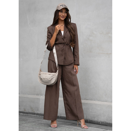 Damen-Umhängetasche in Beige aus Nylon – Peterson