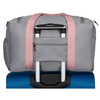 Sport-Reisetasche aus Polyester in Grau-Rosa mit Reißverschluss – Peterson