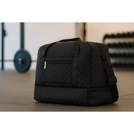 Sportliche, Trainings-Tasche in Schwarz aus Polyester - Peterson