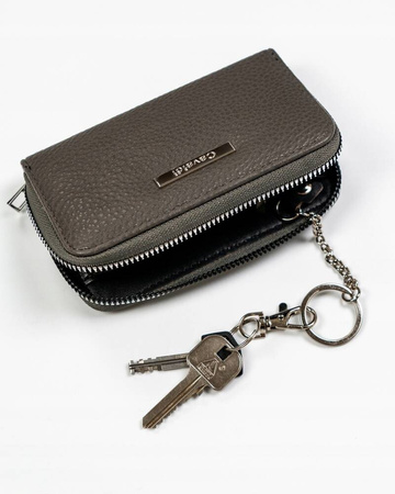 Damen Geldbörse mittelgroß aus Öko-Leder mit genarbter Struktur – 4U Cavaldi