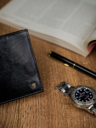 Herren Geldbörse aus Leder mit RFID – Rovicky