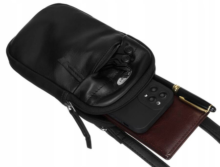 Kleine Damen Gürteltasche aus echtem Leder – Rovicky