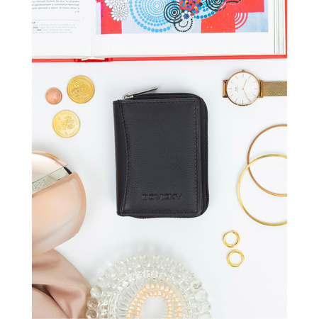 Damen Geldbörse hochformat aus echtem Leder – Rovicky