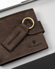 Geschenkset: Herren Geldbörse aus Leder und Schlüsselanhänger – Peterson