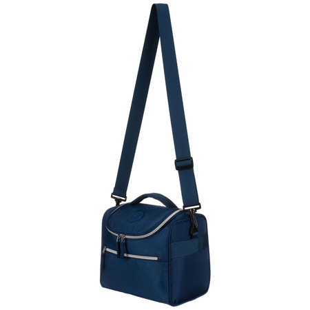 Reise-Kulturtasche aus synthetischem Stoff in Marineblau - Peterson