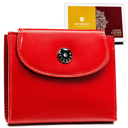 Damen Geldbörse aus Leder mit Münzfach – Peterson