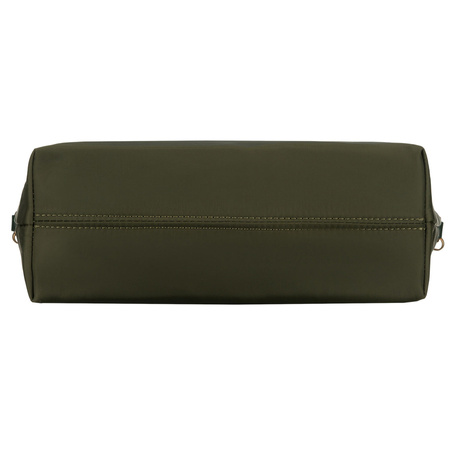 Grüne Damen-Shopper aus Nylon, ein Hauptfach mit abnehmbarem, verstellbarem Gürtel – Peterson