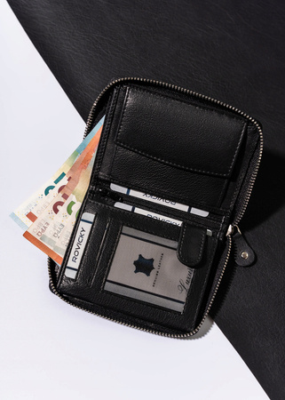 Große Herren Geldbörse aus Leder mit Reißverschluss – Always Wild