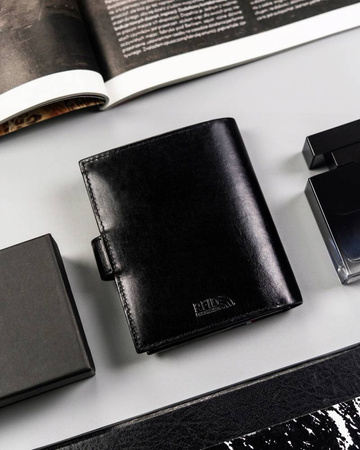 Große Herren Geldbörse mit Druckknopfverschluss – Peterson