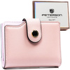 Rosa Damen-Geldbörse aus Öko-Leder mit RFID-System - Peterson