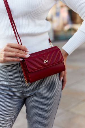 Mini Damen Umhängetasche-Geldbörse 2-in-1 mit abnehmbarem Riemen – 4U Cavaldi