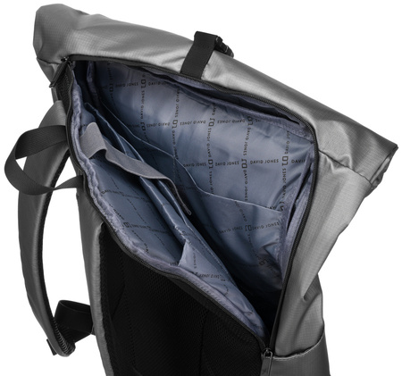 Wasserfester Rolltop-Rucksack mit Laptopfach – David Jones