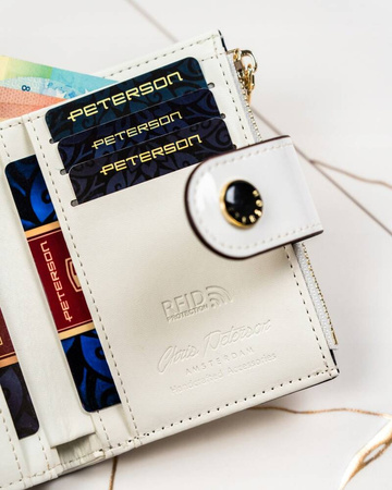 Geräumige Damen Geldbörse aus Öko-Leder – Peterson