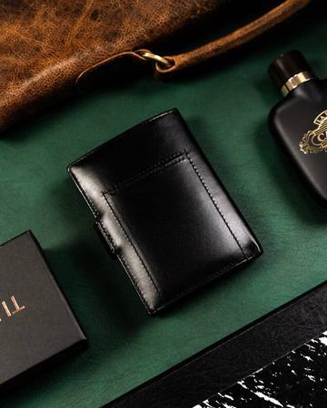 Geschenkset: Herren Geldbörse aus Leder und Schlüsselanhänger – Peterson