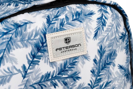 Geräumiger Schulrucksack aus Polyester mit Fach für tragbare Geräte – Peterson