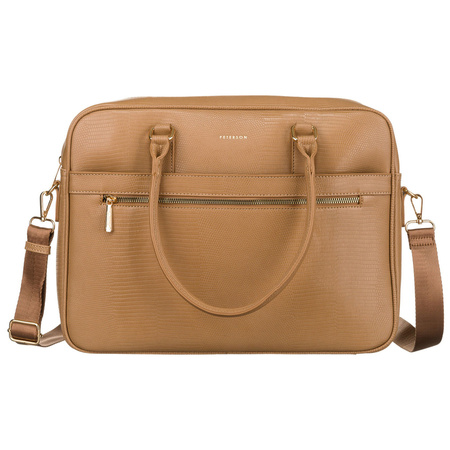 Business Tasche aus Öko-Leder mit Schlangenlederprägung – Peterson