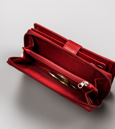 Damen Geldbörse Hochformat aus Echtleder – Peterson