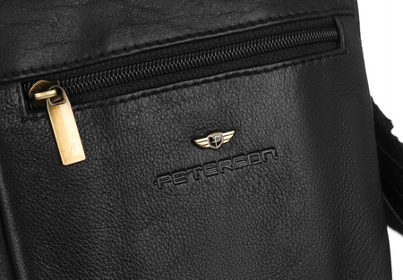 Herren Umhängetasche aus echtem Leder – Peterson