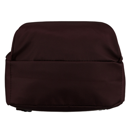 Bordeauxfarbener, urbaner Damen-Rucksack aus Polyester – Peterson