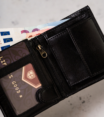 Kompakte Herren Geldbörse für Karten mit RFID Protect – Peterson