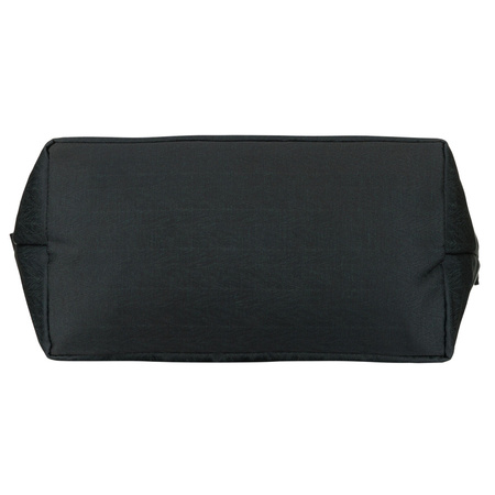 Graue Damen-Shopper-Tasche mit Reißverschluss und Außentasche – Rovicky