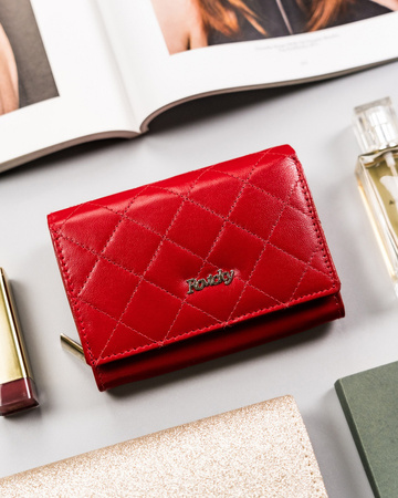 Damen Geldbörse aus Leder mit Druckverschluss – Rovicky