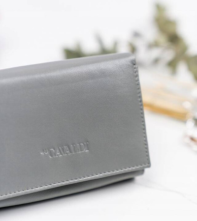 Damen Geldbörse aus Leder mit Fotofach und RFID Schutz – 4U Cavaldi